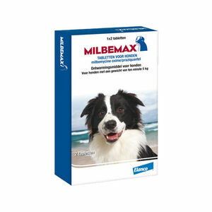 Milbemax - grote hond - 4 tabletten