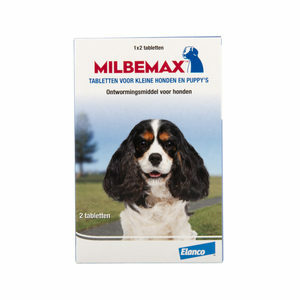 Milbemax - kleine hond - 2 tabletten