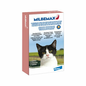 Milbemax - kleine kat - 16 tabletten