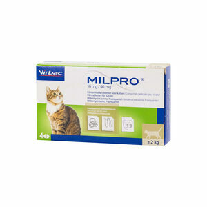 Milpro Kat > 2 kg - 4 Tabletten