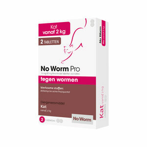 No Worm Pro Kat - 2 tabletten