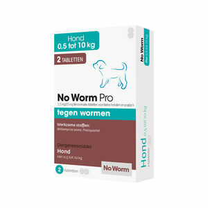 No Worm Pro Kleine Hond en Puppy - 2 tabletten