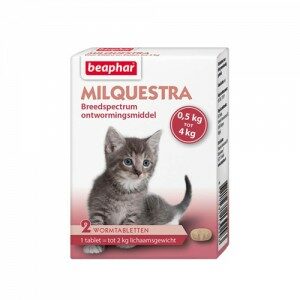 Beaphar Milquestra Kleine kat/kitten - 2 tabletten