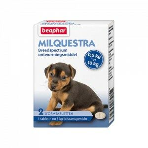 Beaphar Milquestra Kleine hond/puppy - 2 tabletten