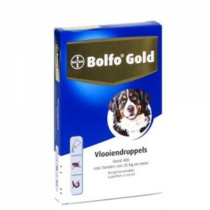 Bolfo Gold Hond 400 - 4 Pipetten
