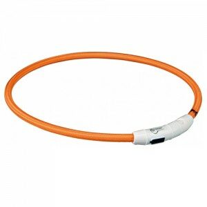 Trixie USB Flash Light Ring - L/XL - Oranje