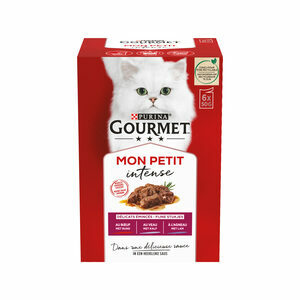 Purina Gourmet Mon Petit - Maaltijdzakje - Rund, Kalf en Lam - 6 x 50 g