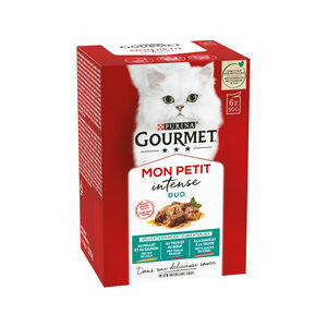 Purina Gourmet Mon Petit DUO - Kip&Zalm, Tonijn&Rund, Kalkoen&Forel