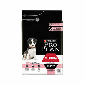 Purina Pro Plan Dog - Medium Puppy - Sensitive Skin - Zalm - 12 kg
