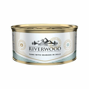 Riverwood Caviar for Cats - Tuna with Seabass in Jelly - 24 x 85 gram