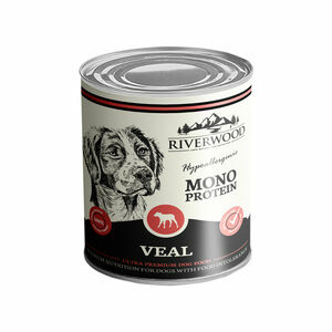 Riverwood Mono Proteïne Hondenvoer - Blik - Kalf - 6x400 g