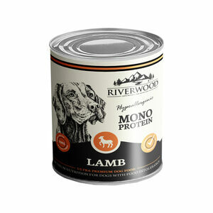 Riverwood Mono Proteïne Hondenvoer - Blik - Lam - 6x400 g