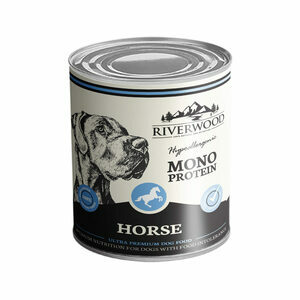 Riverwood Mono Proteïne Hondenvoer - Blik - Paard - 6x400 g