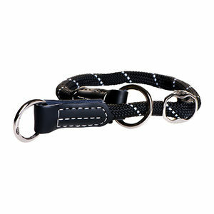 Rogz Rope Collar - Maat 1 - Zwart