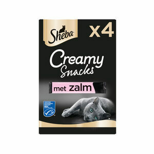 Sheba Creamy Snacks - 4 x 12g - Zalm