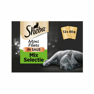 Sheba Selectie van de Chef Mini Filets in Saus - 12 x 85 g