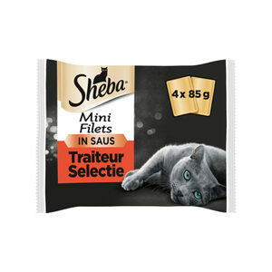 Sheba Traiteur Selectie Mini Filets in Saus - 4 x 85 g