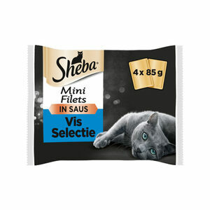 Sheba Visselectie Mini Filets in Saus - 4 x 85 g
