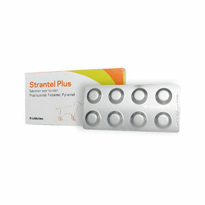 Strantel Plus Dog - 8 tabletten