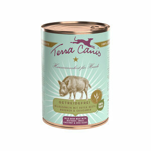 Terra Canis - Graanvrije Menu"s - Wild Zwijn - 6 x 400 g