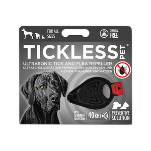 TickLess Hond/Kat Zwart - 1 stuk