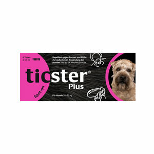 Ticster Plus Spot-on Hond 10-25 kg - 6 pipetten