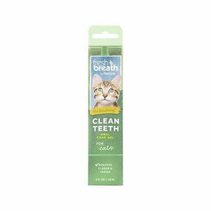 TropiClean - Fresh Breath Clean Teeth OralCareGel - Cat - 59 ml