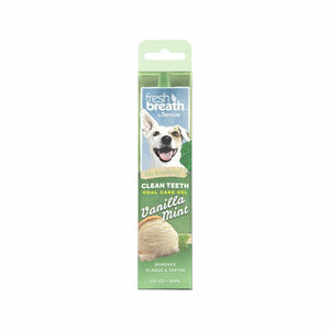 TropiClean - Fresh Breath OralCareGel Kit Vanilla Mint - Dog - 59 ml