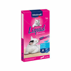Vitakraft Cat Liquid Snack - Zalm - 3 stuks