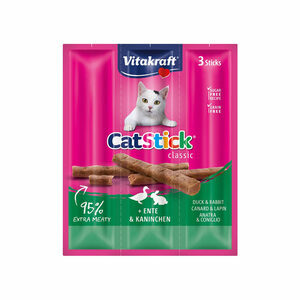 Vitakraft Cat Stick Mini - Eend & Konijn