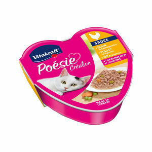 Vitakraft Poésie Kip & Groente in Saus - 15 x 85 g