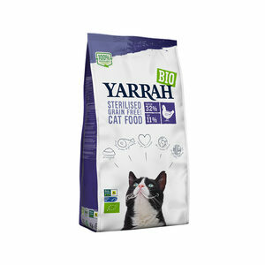 Yarrah - Droogvoer Gesteriliseerde Kat Graanvrij Bio - 2 kg