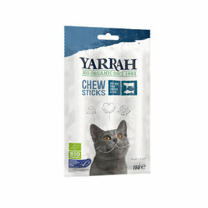 Yarrah - Kattensnack Chew Stick met Vis Bio - 15 g
