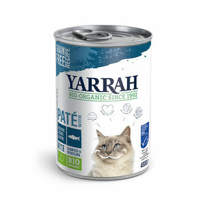 Yarrah - Natvoer Kat blik met Vis Bio - 12 x 400 g