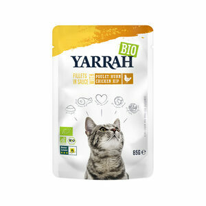 Yarrah Bio Cat Pouch - Chicken in Gravy - 14 x 85 g