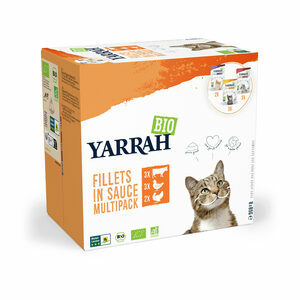 Yarrah Cat Organic Fillets Multipack - 8 x 85 gr